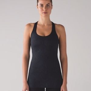 Cool racer back tank black snakeskin